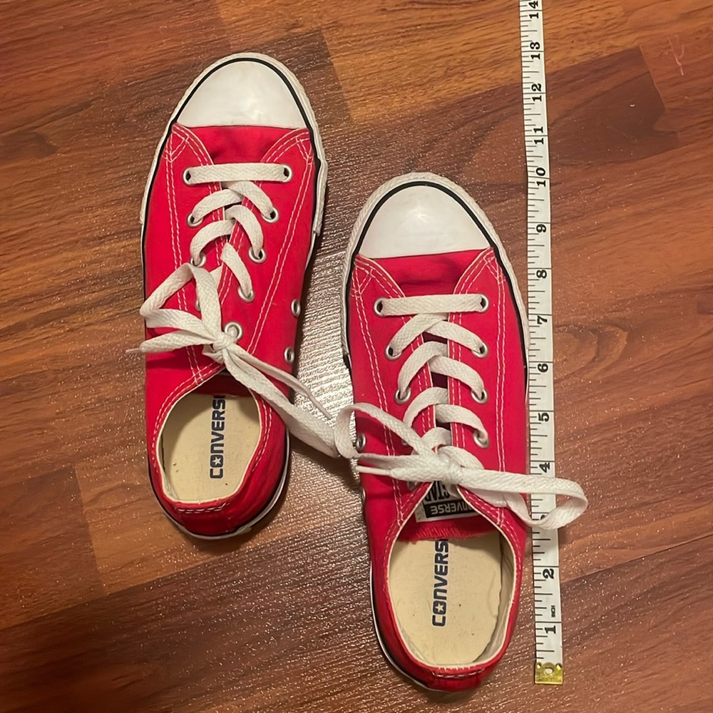 Converse Chuck Taylor All Star Lo Sneaker - Little Kid - Red